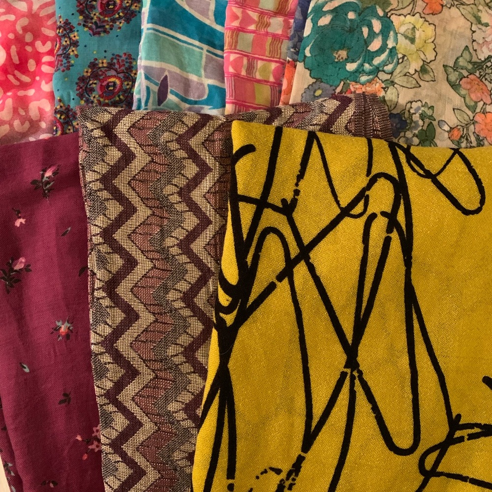 Colorful Patterned Scarf Bundle!